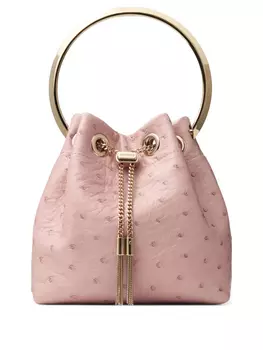 Jimmy Choo сумка-ведро Bon Bon, розовый