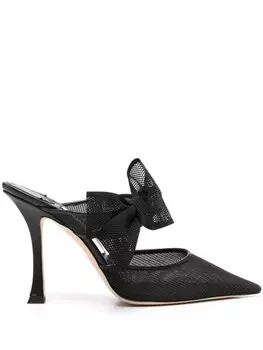 Jimmy Choo туфли с бантом, черный
