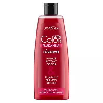 Joanna Ultra Color System розовый ополаскиватель для волос, 150 мл
