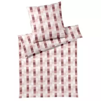 JOOP Mako Сатиновое постельное белье сетка румяного цвета 160x210 см + 65x100 см