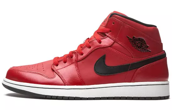 Jordan 1 Mid Gym Red Black Patent