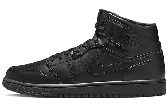 Jordan 1 Mid Triple Black (2022)