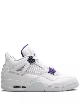 Кроссовки Jordan Air Jordan 4 Retro, белый/фиолетовый