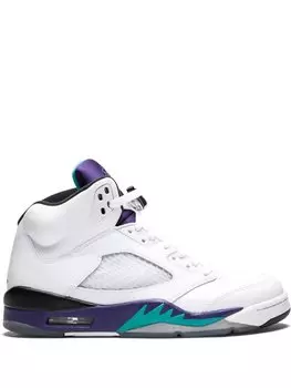 Кроссовки Jordan Air Jordan 5 Retro, белый/фиолетовый/голубой