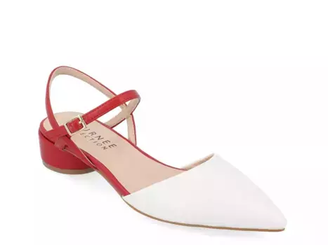 Journee Collection Туфли-лодочки Brynn Pump из коллекции Journee, белые