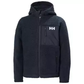 JR CHAMP ВОРСОВАЯ КУРТКА Helly Hansen детская флисовая подкладка, тёмно-синий