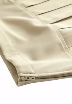 Юбка А-силуэта 2 Pack Pleat Next, бежевый
