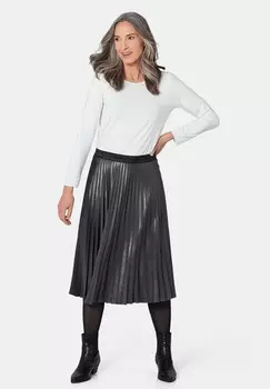 Юбка А-силуэта IM METALLIC LOOK GOLDNER, серый