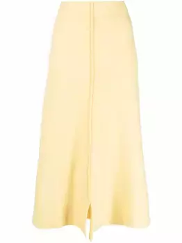 Юбка А-силуэта JIL SANDER, желтый
