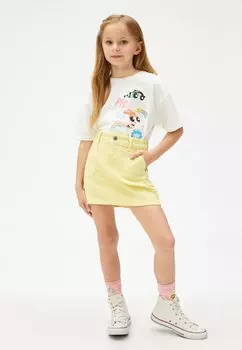 Юбка А-силуэта MINI POCKET DETAIL Koton, цвет yellow