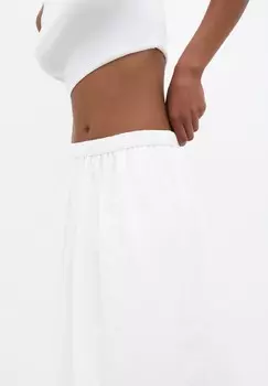 Юбка А-силуэта PULL&BEAR, белый