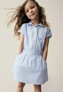 Юбка А-силуэта Rich School Gingham Next, синяя