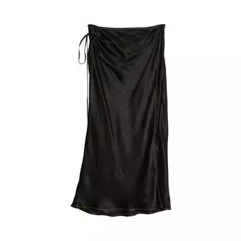 Юбка Acne Studios Belted 'Black', черный