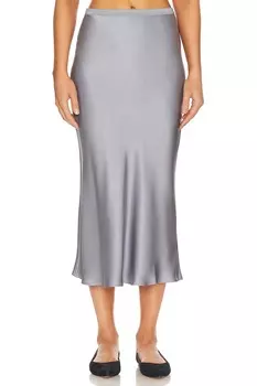 Юбка ANINE BING Bar Silk, серый
