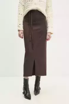 Юбка Answear Lab, коричневый