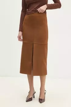 Юбка Answear.Lab, коричневый