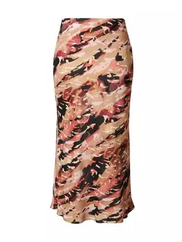 Юбка COMMA Skirt, коричневый