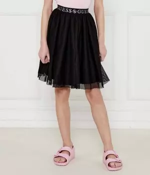 Юбка детская Guess сетчатая, черный