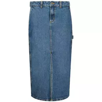Юбка Dickies Long Carpenter denim skirt, синий