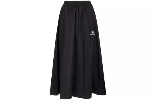 Юбка длинная Balenciaga, черный