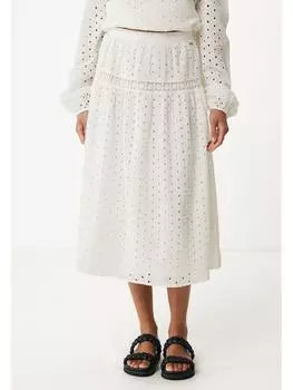 Юбка длиной до колена Mexx, белый