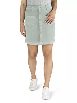 Юбка до колена DENIMFY DFAlina, зеленый