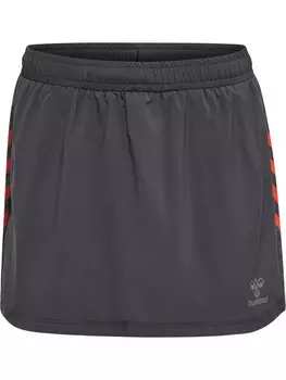 Юбка до колена Hummel Hmlpro Grid Game Skirt, цвет FORGED IRON