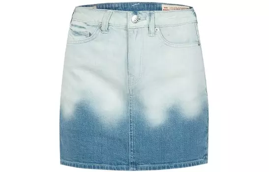 Юбка джинсовая женская джинсовая синяя Evisu