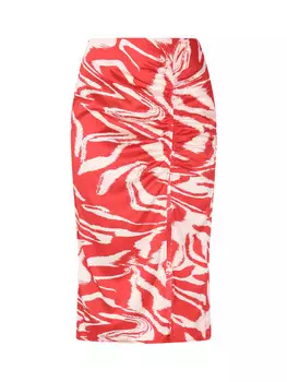 Юбка faina, цвет rot wollweiss