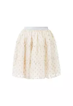 Юбка faina Mini, цвет Wollweiss mit Goldenen Punkten