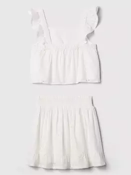 Юбка GAP 2tlg Outfit, белый