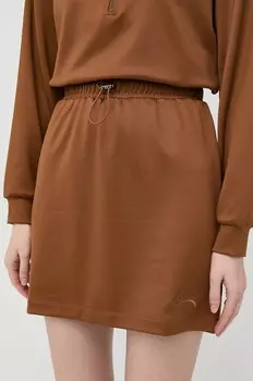 Юбка Guess, коричневый