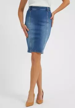 Юбка Guess MIDIROCK, синий