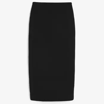 Юбка H&M Scuba Pencil, черный