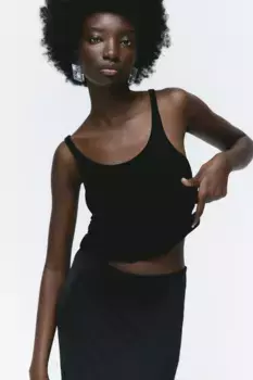 Юбка из джерси H&M, черный