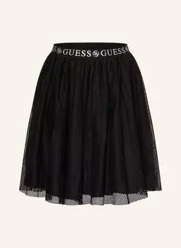 Юбка из сетки Guess, черный