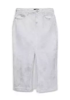 Юбка-карандаш Denim skirt Calliope, серебряный