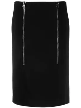 Юбка-карандаш с молнией TOM FORD, черный