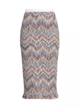 Юбка-карандаш зигзаг Missoni, разноцветный