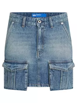 Юбка KARL LAGERFELD JEANS, синий деним