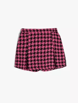 Юбка Koton, цвет Pink/Black