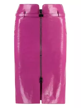 Юбка кожаная TOM FORD, розовый
