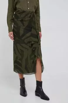 Юбка Lauren Ralph Lauren, зеленый