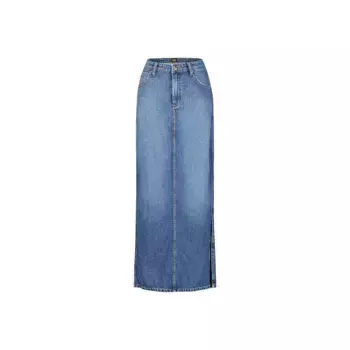 Юбка Lee Side Slit Midi, синий