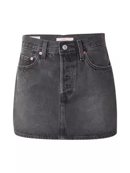 Юбка LEVI'S , черный деним