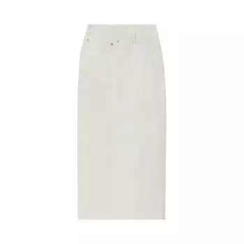 Юбка Loewe Deconstructed Skirt White, белый