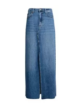 Юбка Marks & Spencer, синий джинсовый