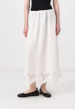 Юбка макси CHARA MAXI SKIRT Malina, белый