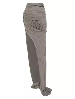 Юбка макси Edfu Rick Owens, серый