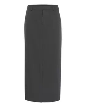 Юбка макси Kaffe Skirt Sakura, антрацит